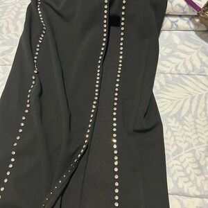 Black Dress with Rhinestone Accents